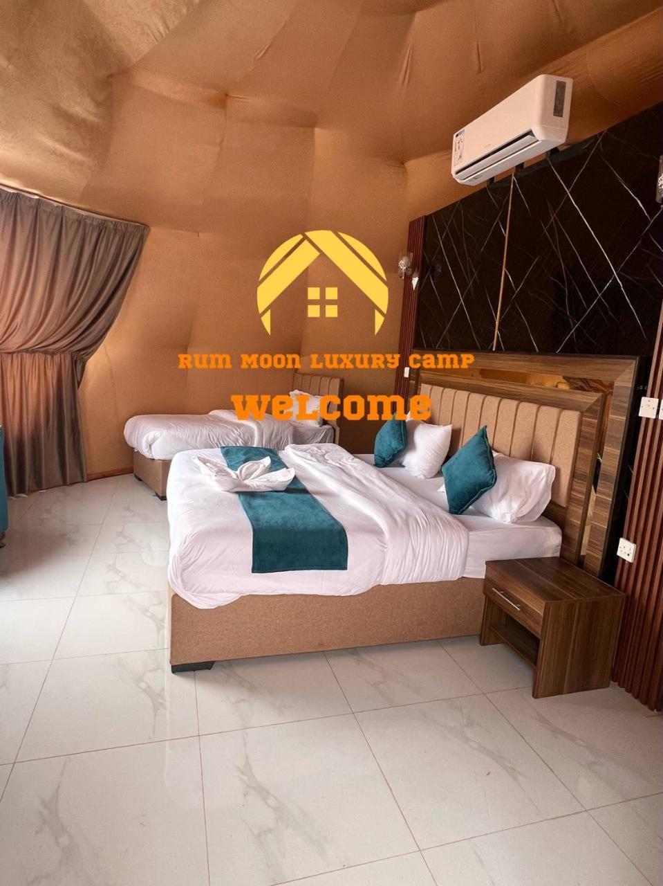 Rum Moon Luxury Camp วาดิรัม ภายนอก รูปภาพ