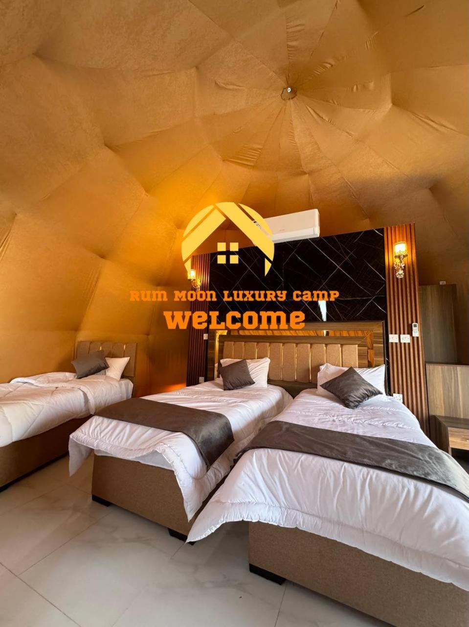 Rum Moon Luxury Camp วาดิรัม ภายนอก รูปภาพ